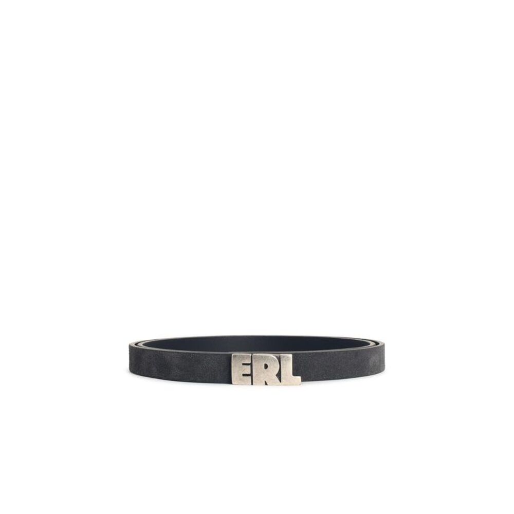 Erl Black Suede Belt Men